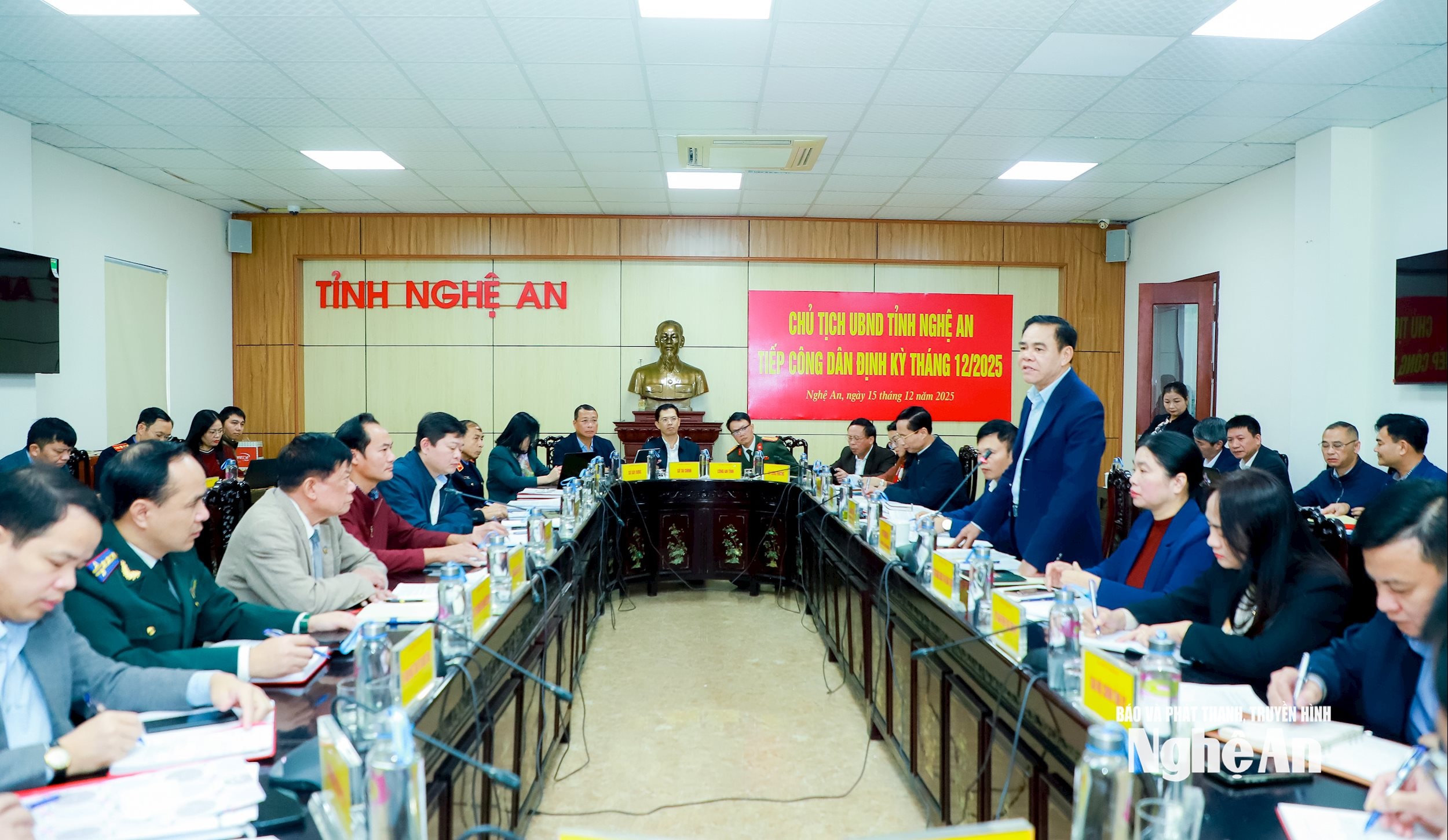 Quang cảnh phiên tiếp công dân. Ảnh: Thành Duy