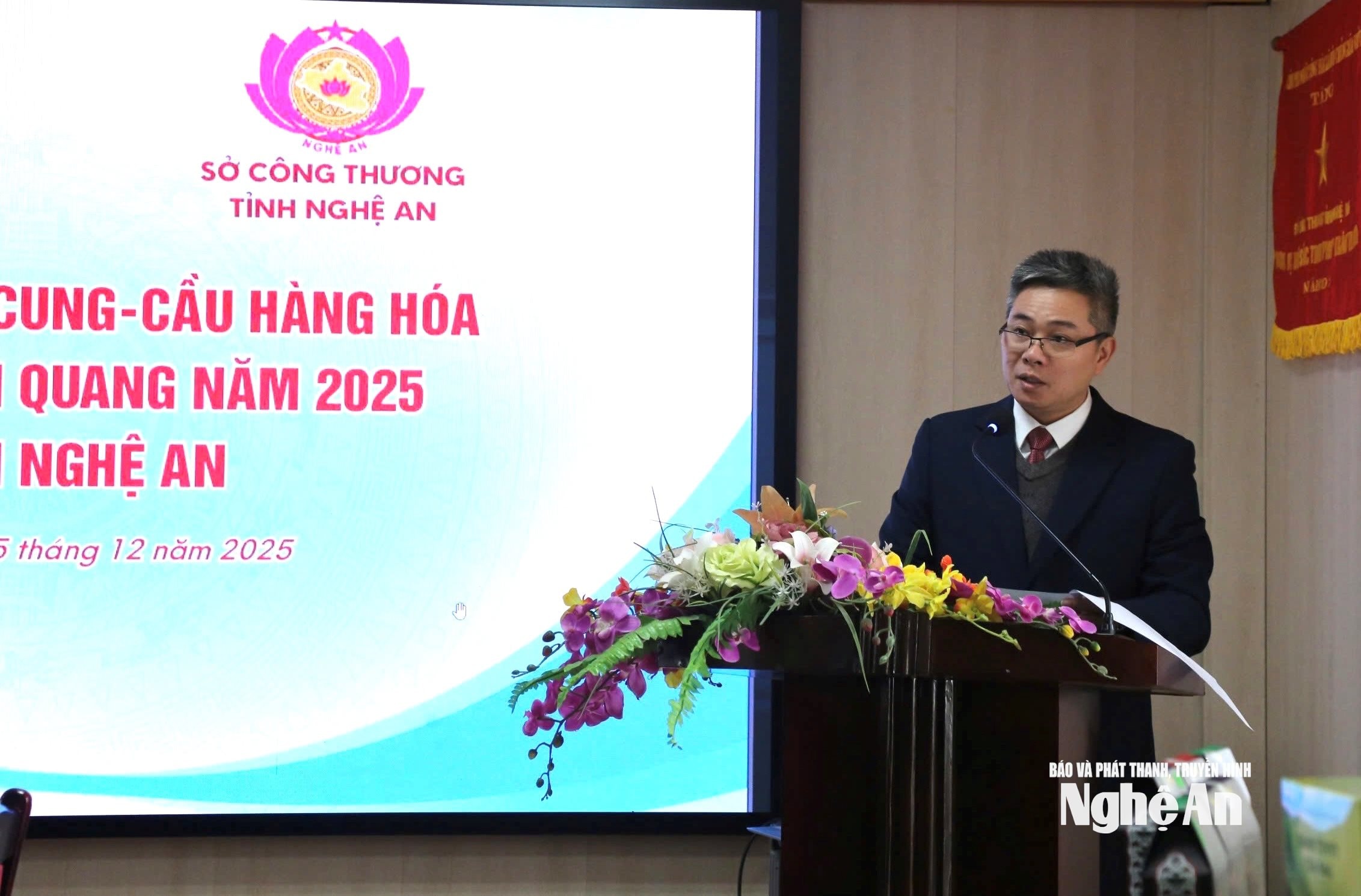 Phó giám đốc Sở Công Thương Tuyên Quang phát biểu