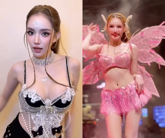 Suphannee Noinonthong trong trang phục biểu diễn.