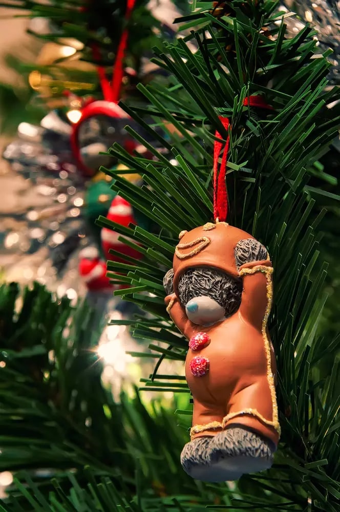 Photographing Christmas Baubles: Christmas Tree