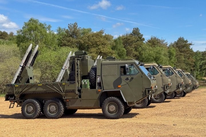 Ảnh minh họa về thông báo viện trợ phòng không cho Ukraine