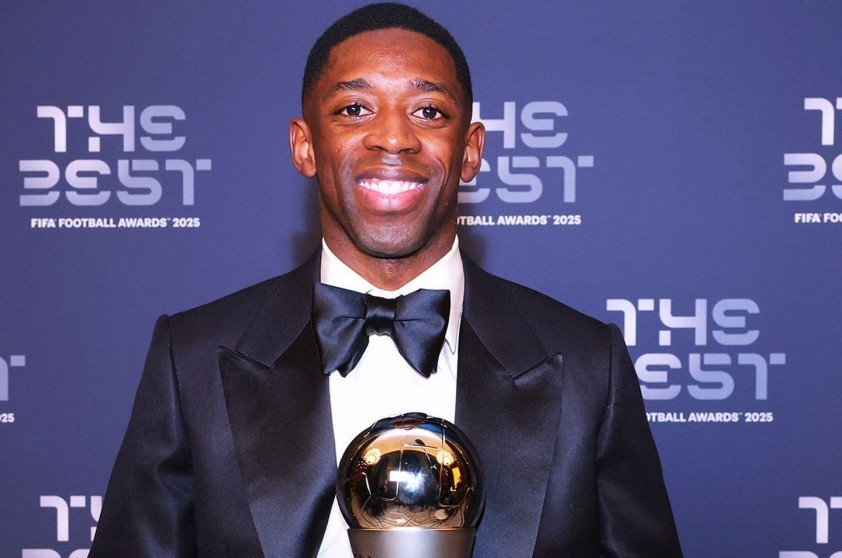 Ousmane Dembele nhận giải FIFA The Best