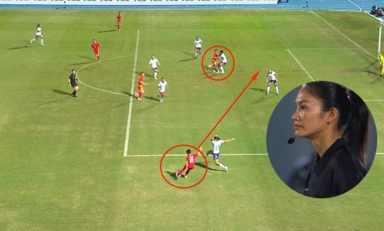 Tình huống gây tranh cãi trong trận chung kết nữ SEA Games 33