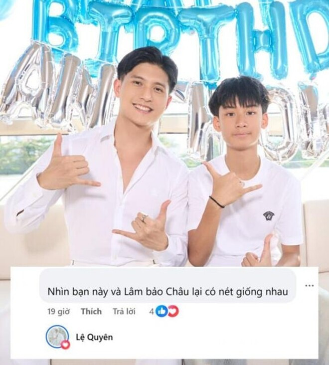 Kỳ Anh 14 tuổi được khen ngày càng điển trai, có nhiều nét giống với Lâm Bảo Châu.