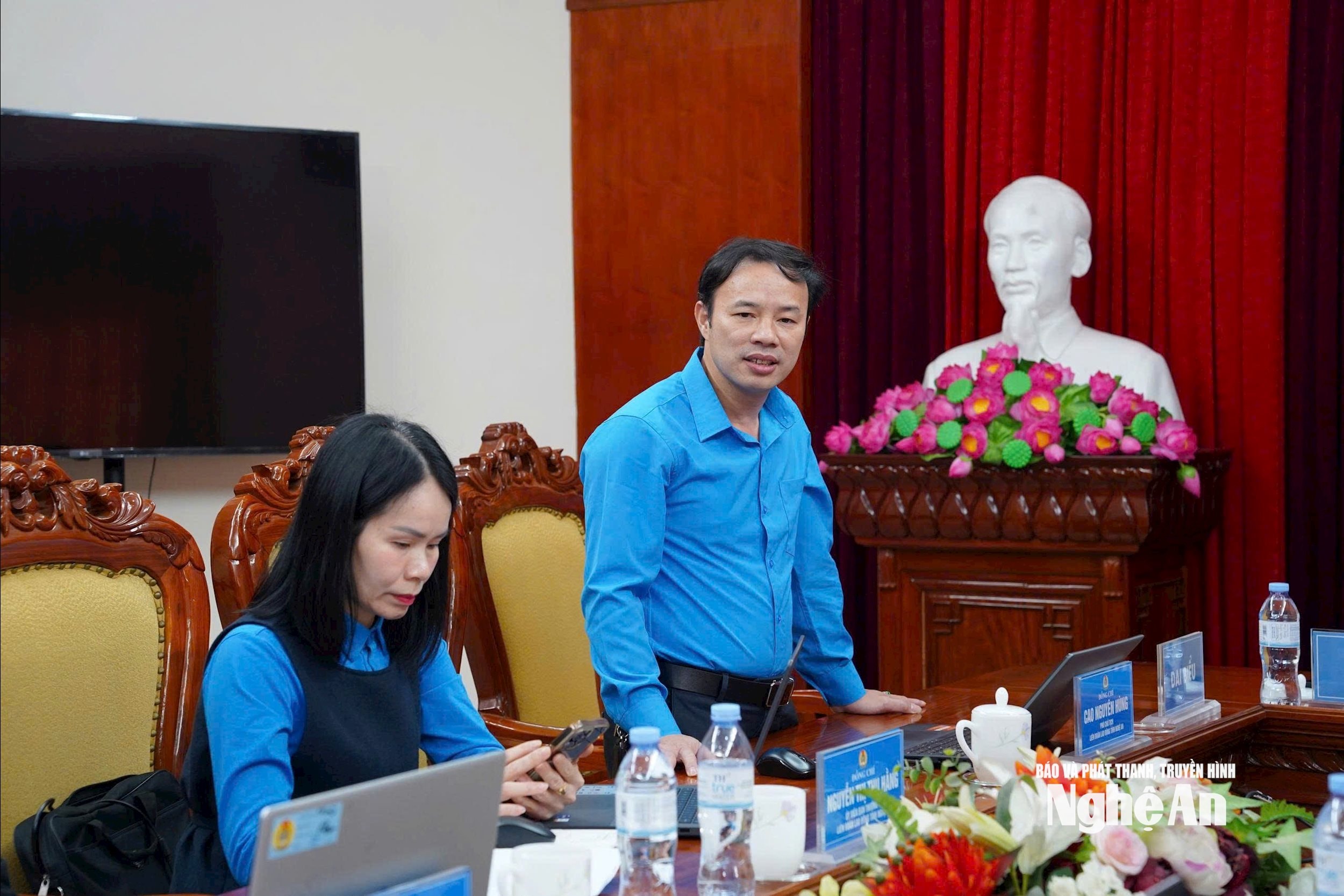 Công đoàn Nghệ An họp Ban Thường vụ lần 1 nhiệm kỳ 2025-2030 Ảnh Duy Chương00002