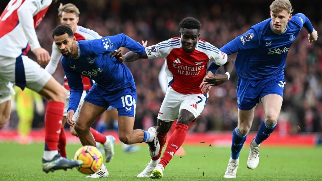 Arsenal held to frustrating goalless draw by Everton - BBC Sport