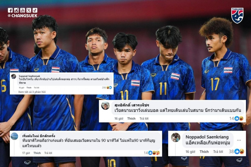 CĐV Thái Lan tố cầu thủ U22 nước nhà diễn kịch trước U22 Việt Nam