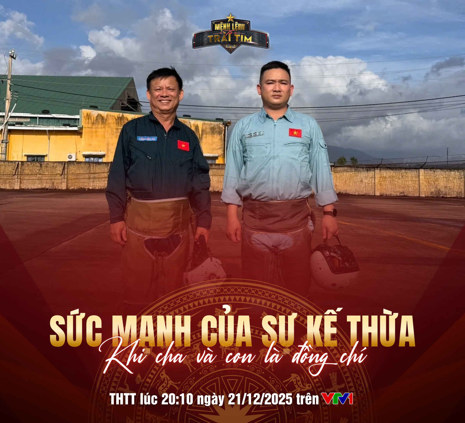 Hình ảnh người phi công trong chương trình nghệ thuật Mệnh lệnh trái tim.