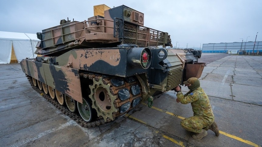 Xe tăng M1A1 Abrams của Australia tại Ba Lan