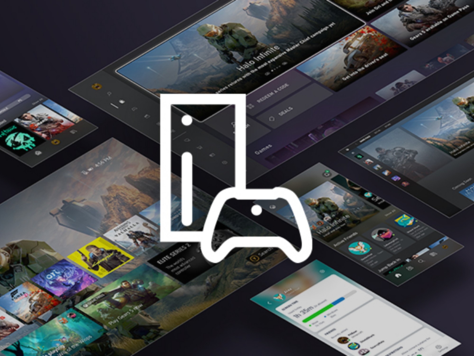 Biểu ngữ về tài khoản Microsoft và các trò chơi Xbox