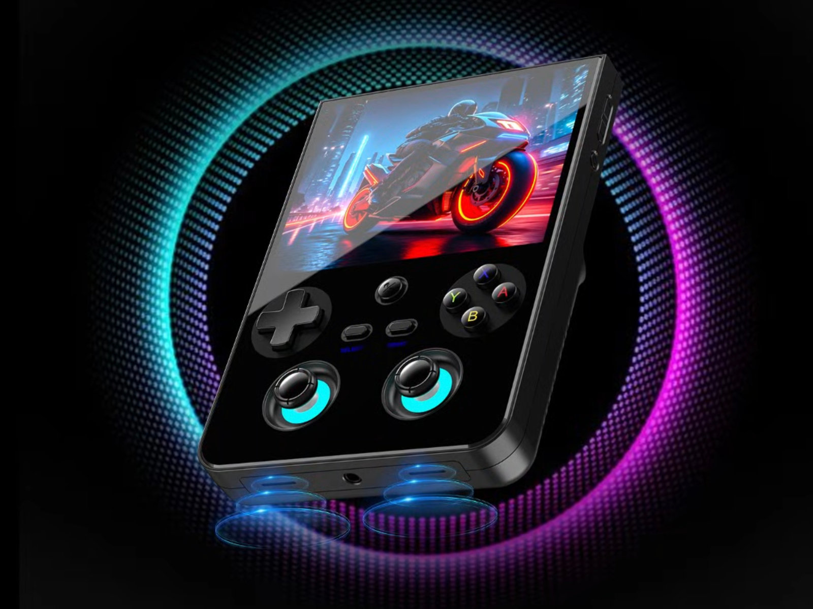 Anbernic cài đặt sẵn Android 14 trên cả hai tùy chọn màu sắc.