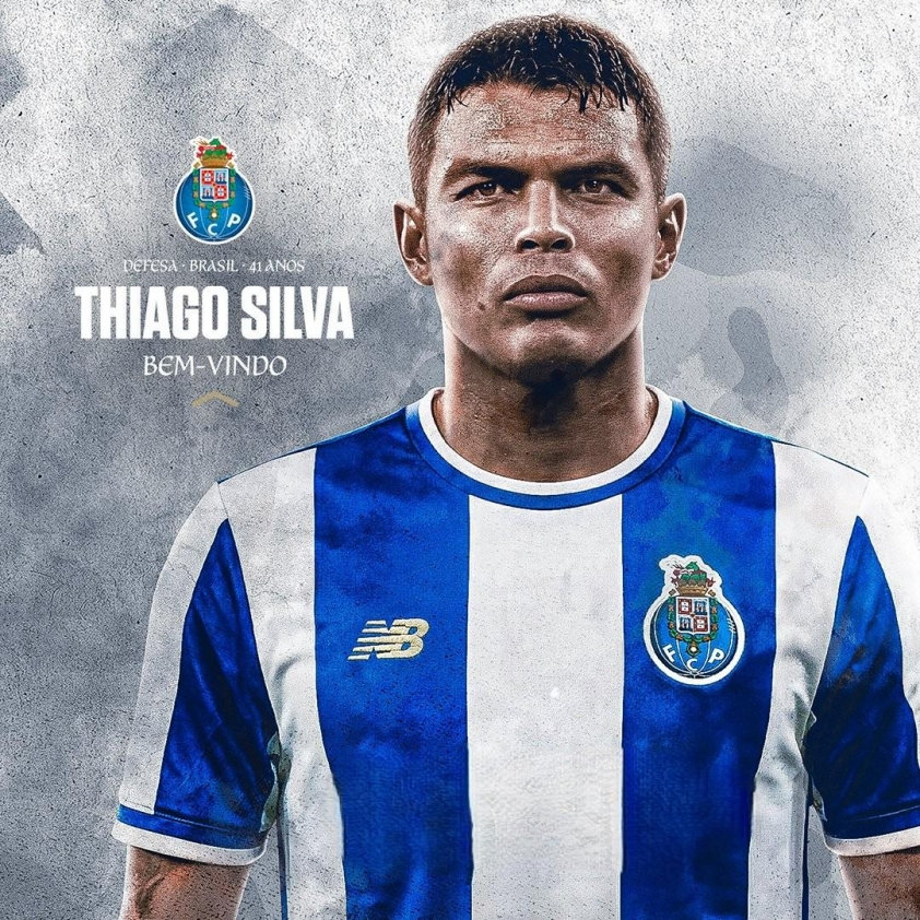 Trung vệ Thiago Silva trong màu áo mới của FC Porto