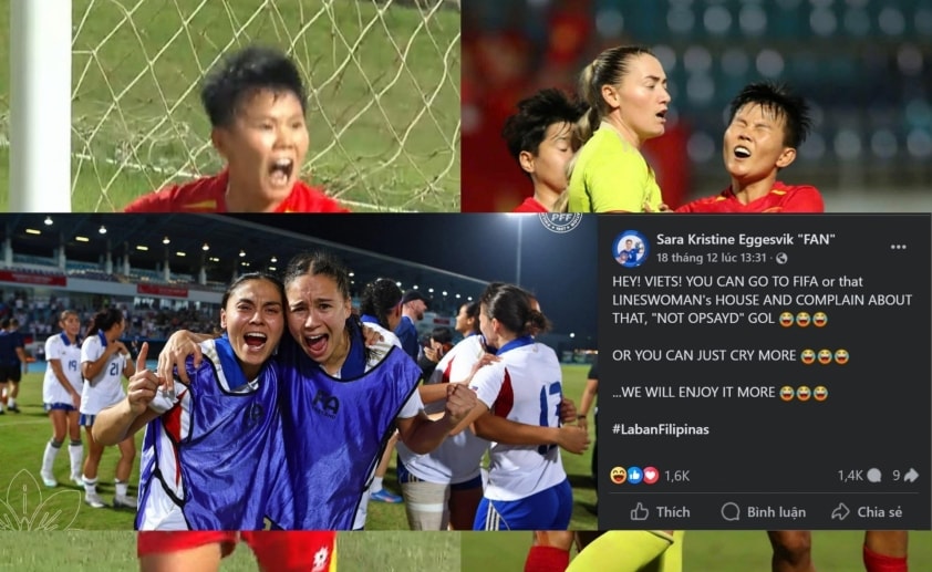 Dòng trạng thái gây tranh cãi từ một fanpage của Philippines
