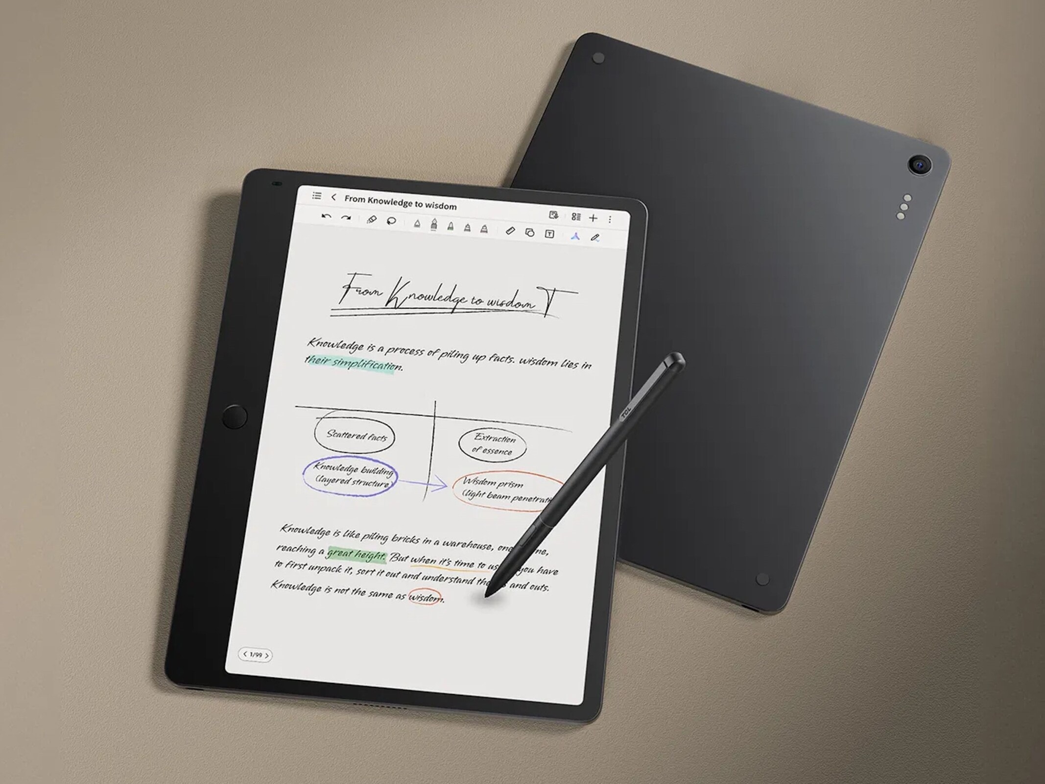 TCL Note A1 là một máy tính bảng e-ink mới