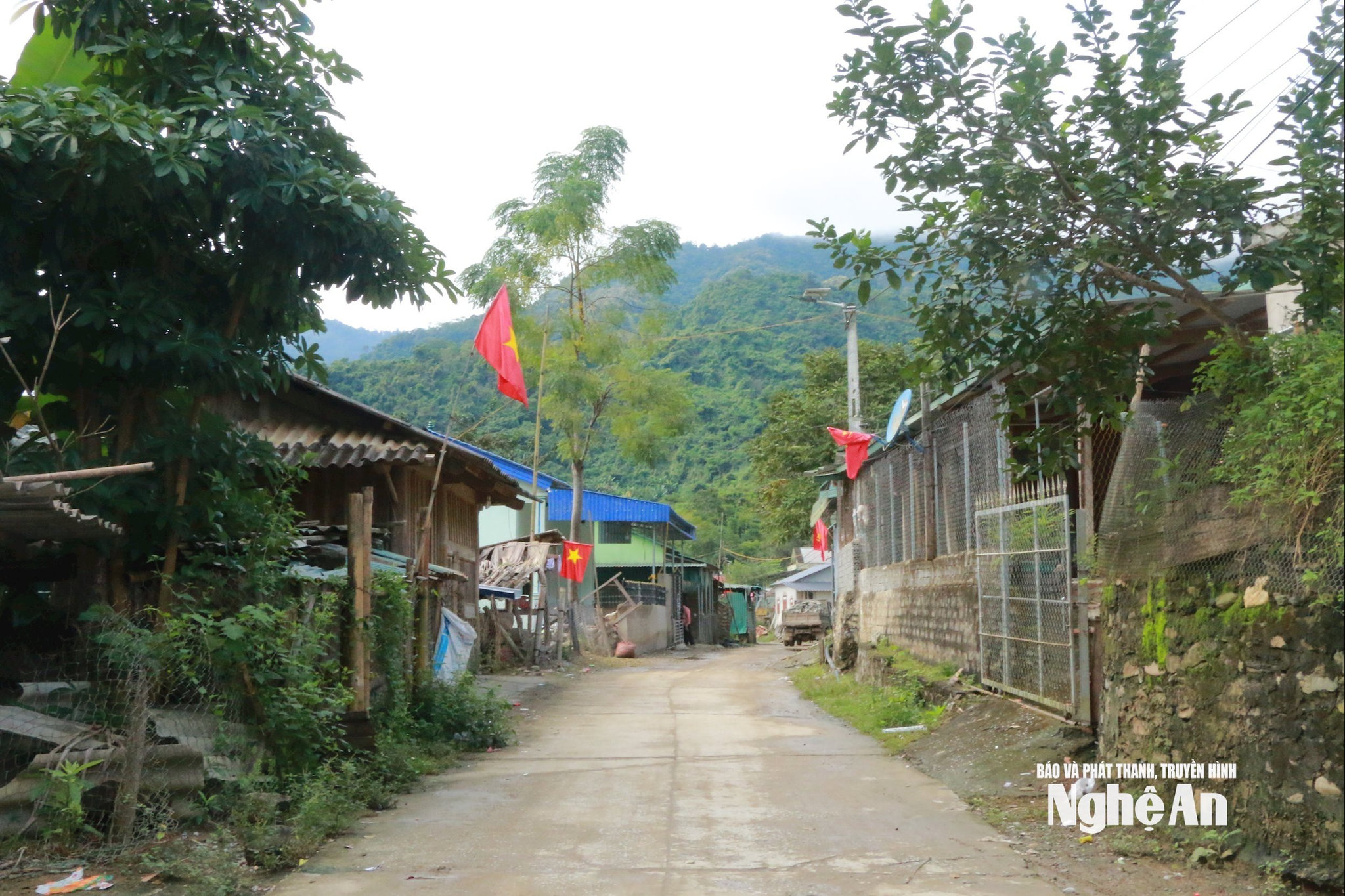 Một góc bản Hợp Thành, xã Tương Dương.