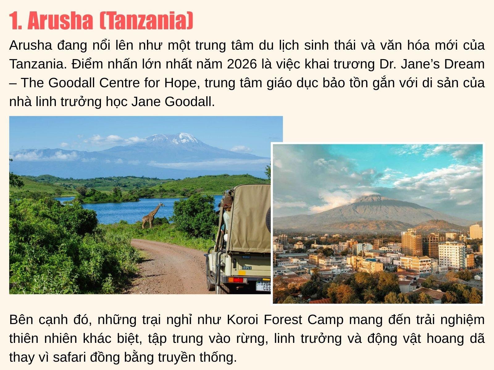 9 điểm đến tuyệt vời nhất thế giới năm 2026 - 1