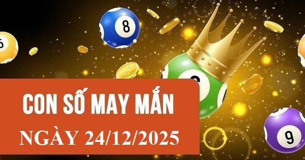 Minh họa con số may mắn cho 12 con giáp ngày 24/12