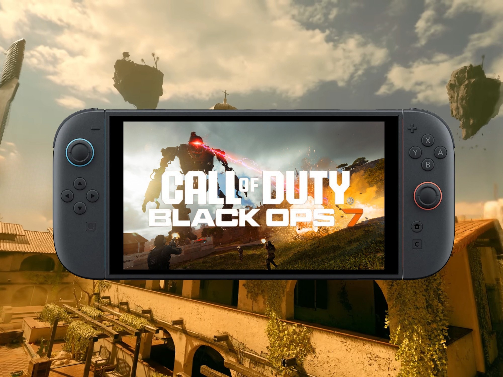 Hình ảnh mô phỏng game Call of Duty: Black Ops 7 trên Switch 2