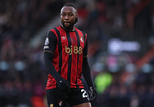 Antoine Semenyo trong màu áo Bournemouth.