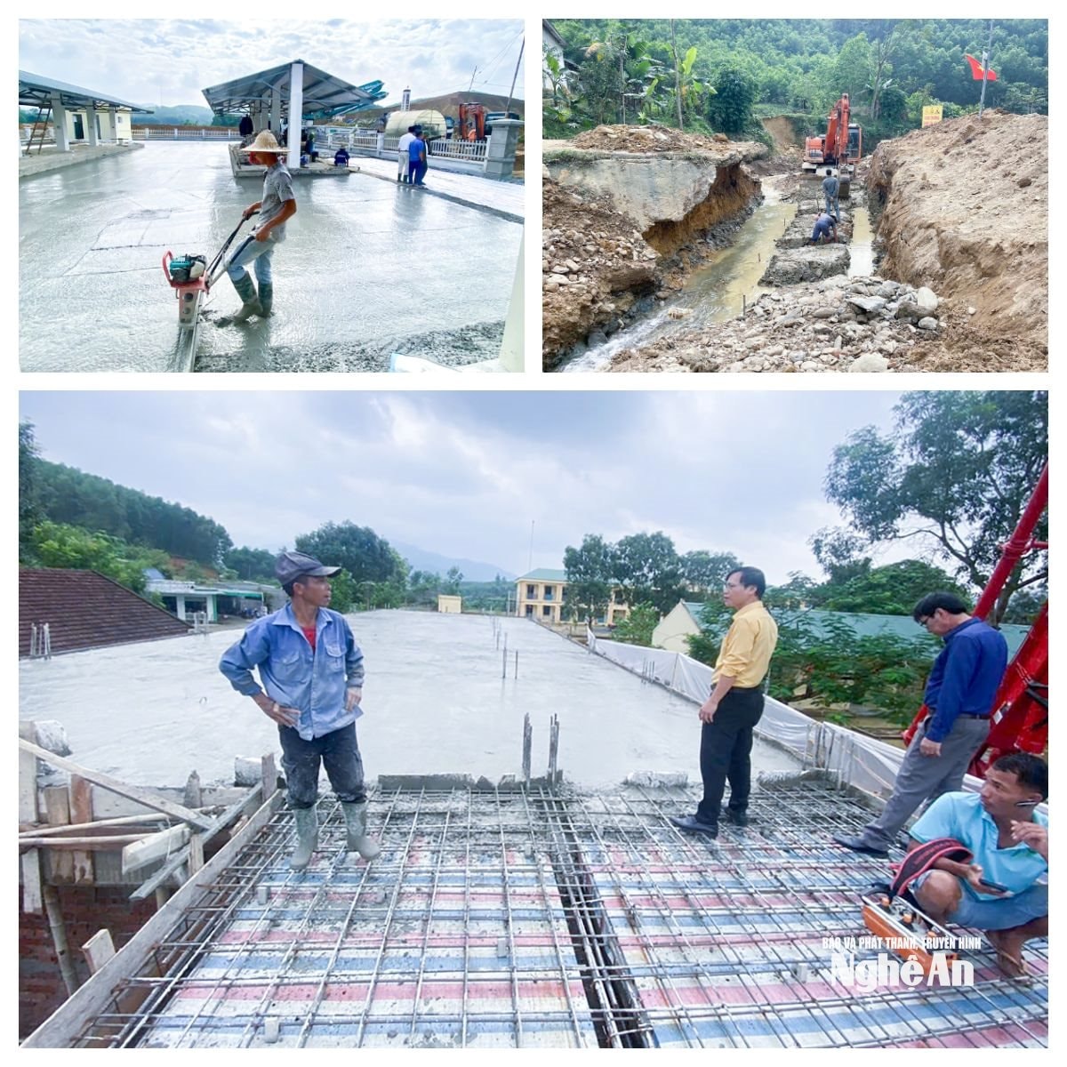  Các công trình chợ, kênh mương dân sinh