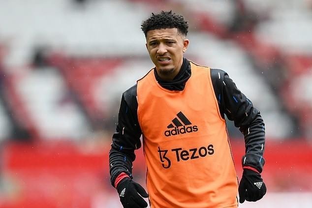Jadon Sancho trong màu áo Manchester United