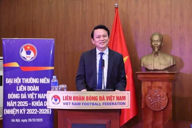 Tổng thư ký AFF Winston Lee phát biểu tại Đại hội VFF 2025