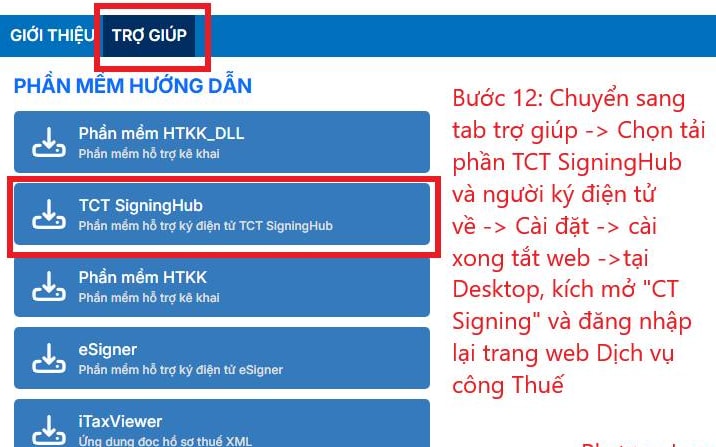 Cài đặt TCT SigningHub