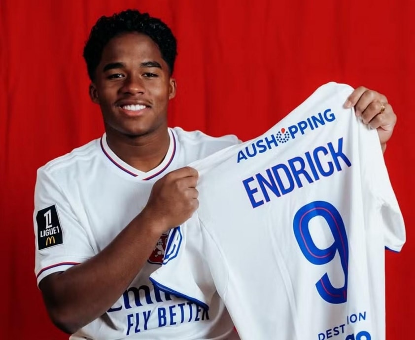 Endrick chính thức gia nhập Lyon theo dạng cho mượn