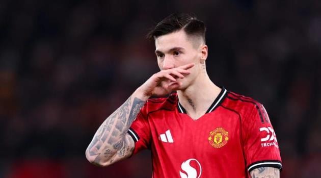 Benjamin Sesko trong màu áo Manchester United