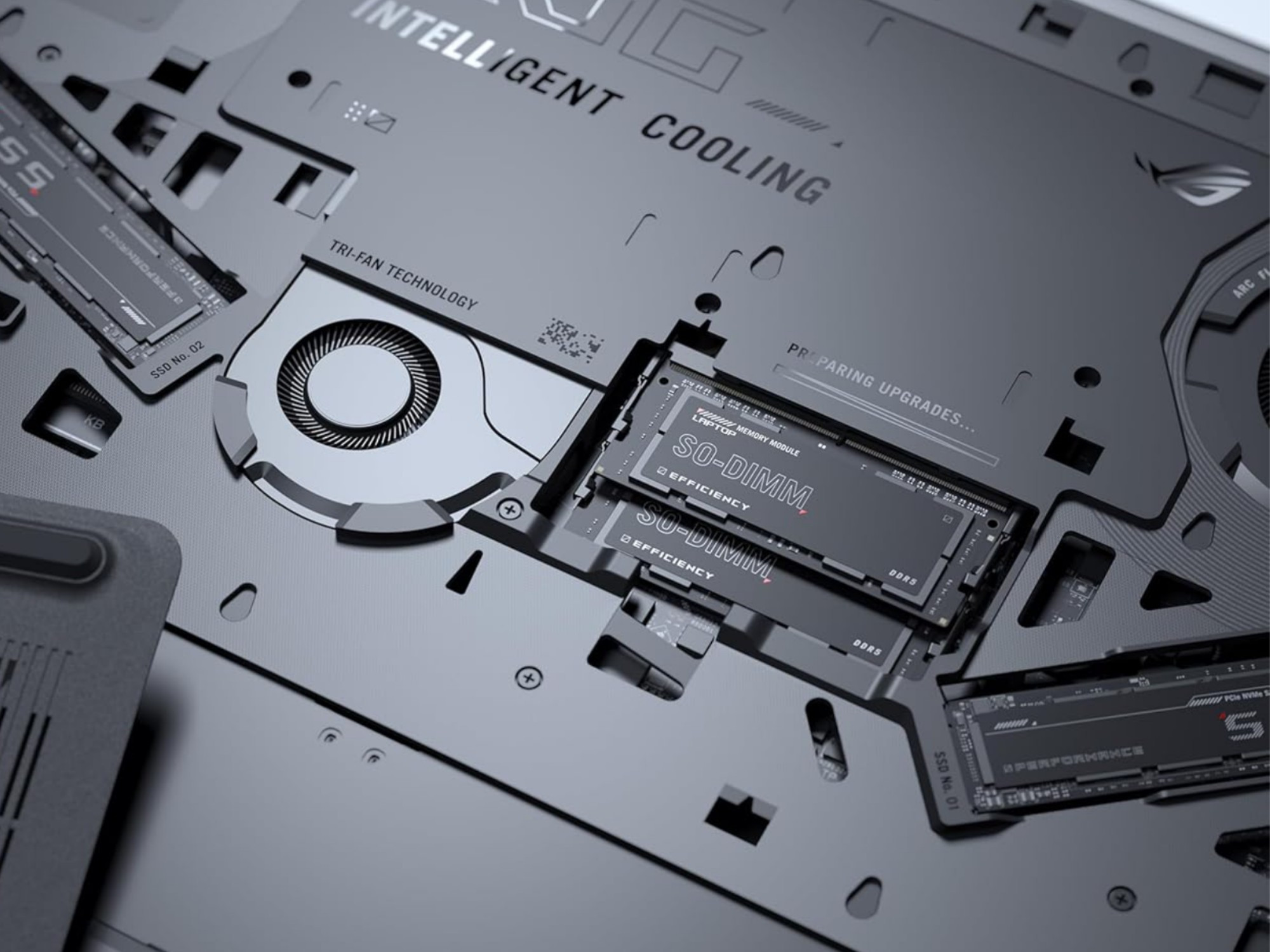 Nâng cấp bộ nhớ DDR5 trên laptop chơi game
