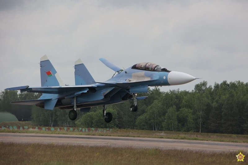 Phiên bản Su-30SM cũ trong biên chế Không quân Belarus