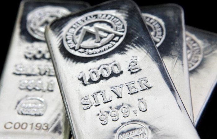 Giá bạc hôm nay 27/12 bật tăng mạnh nhờ kỳ vọng Fed nới lỏng chính sách tiền tệ