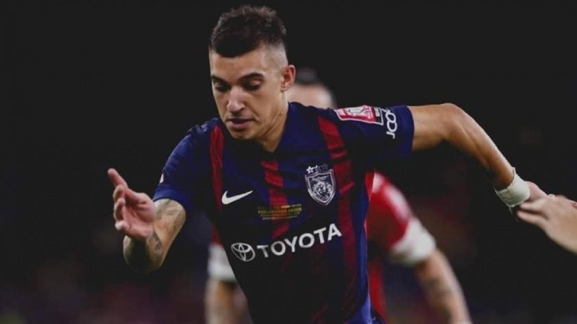 Manuel Hidalgo trong màu áo JDT