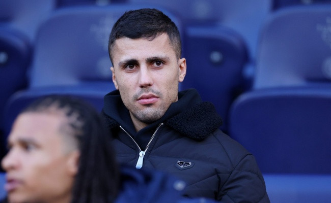 Tiền vệ Rodri có thể trở lại đội hình thi đấu của Man City sau chấn thương.