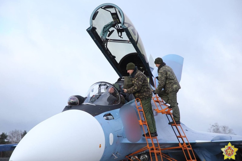 Tiêm kích Su-30SM2 của Không quân Belarus trong đợt bàn giao mới nhất