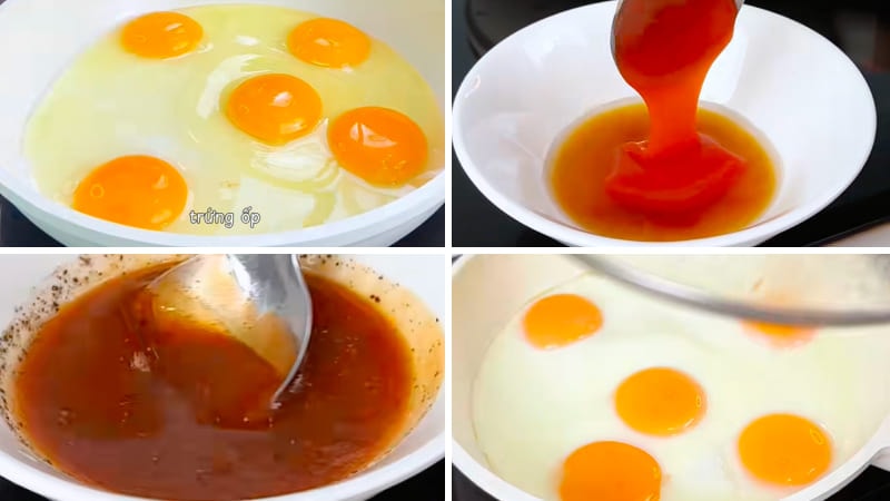 Pha nước sốt mắm cho món trứng chiên