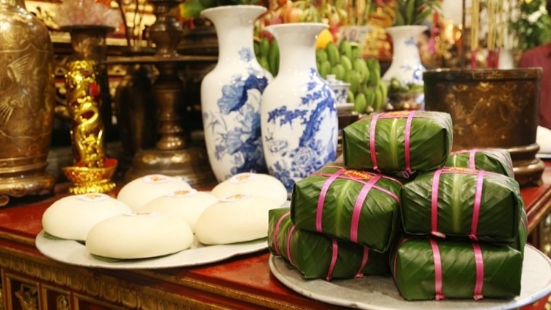 Bánh chưng và bánh dày là biểu tượng cho sự hòa hợp âm dương
