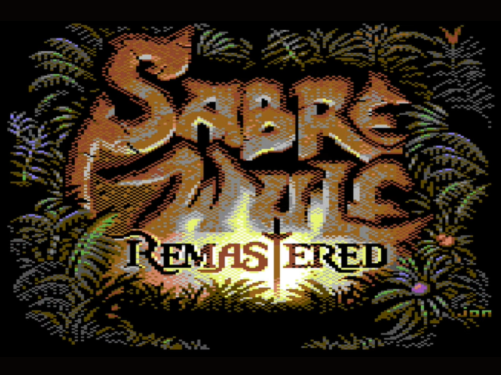 Màn hình chờ của Sabre Wulf Remastered