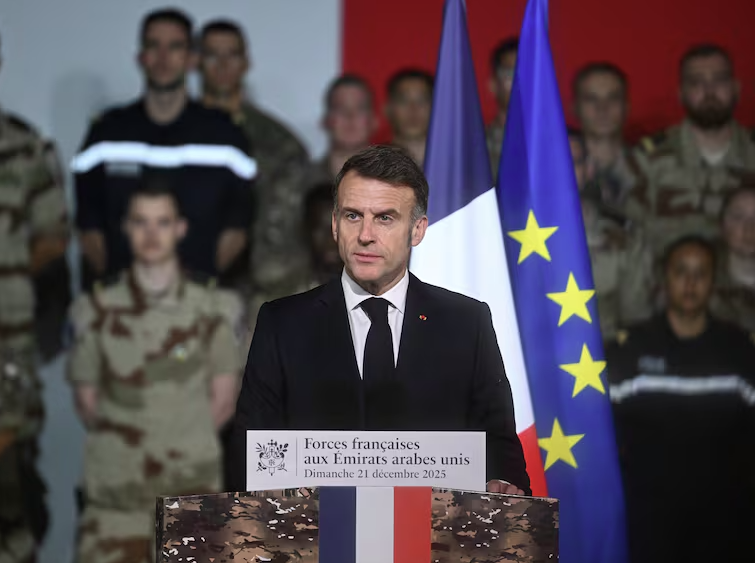 Tổng thống Macron tuyên bố về dự án tàu sân bay mới