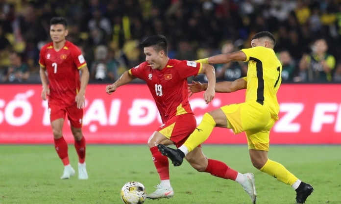 Trận đấu giữa Việt Nam và Malaysia tại vòng loại Asian Cup 2027