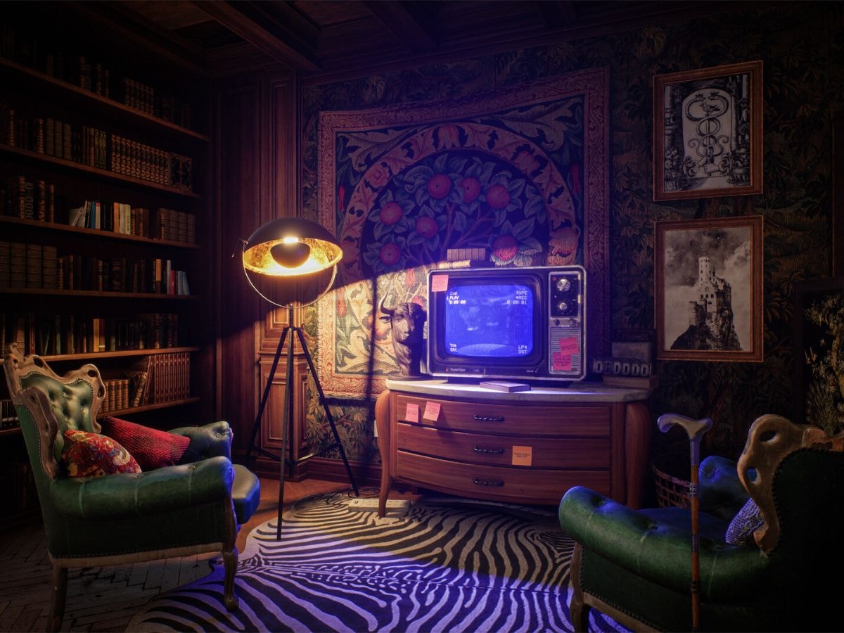 Hình ảnh mô phỏng đồ họa ấn tượng trong trò chơi 12, Memory Lane trên nền tảng Steam.