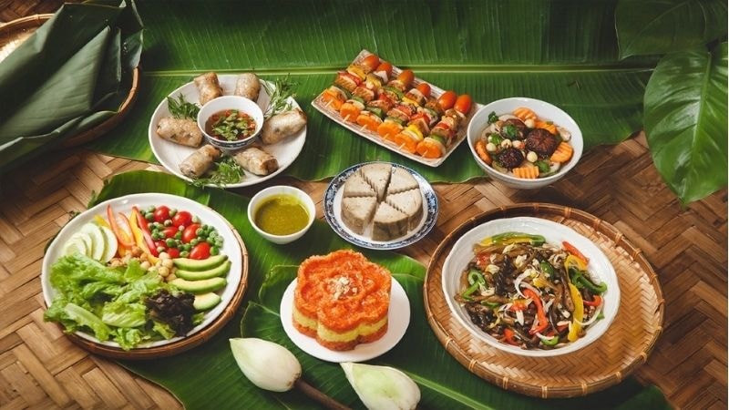 Mâm cúng chay ngày Tết