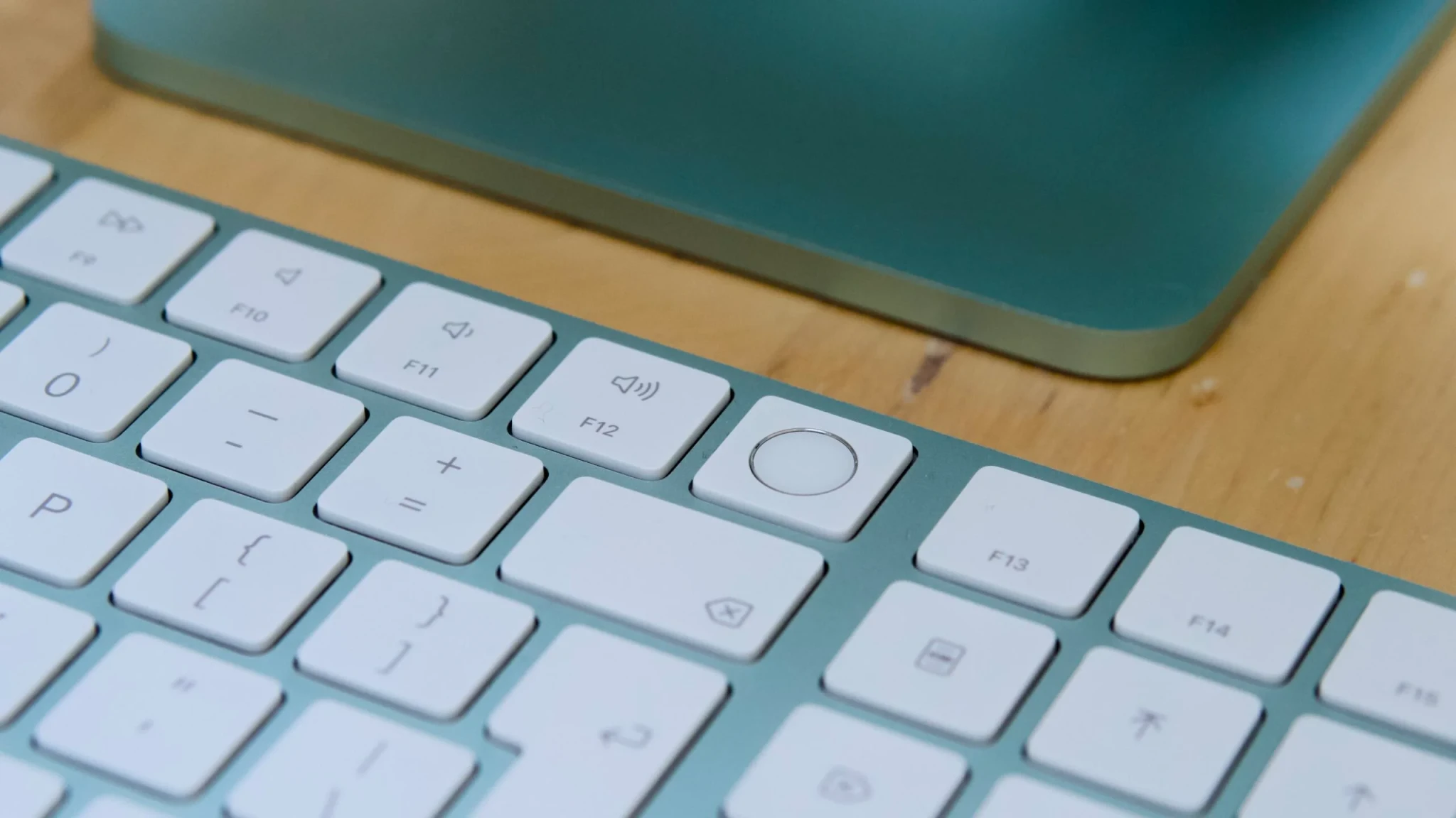Cận cảnh phím Touch ID trên bàn phím Magic Keyboard