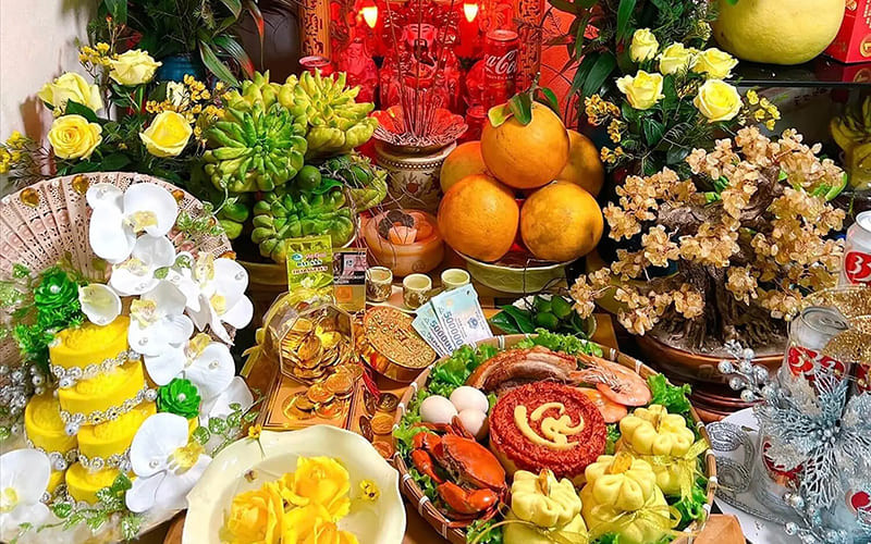 Mâm cúng Thần Tài, Thổ Địa đầu năm