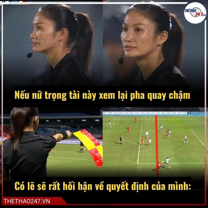 Sai lầm của trọng tài biên người Lào tại SEA Games 33