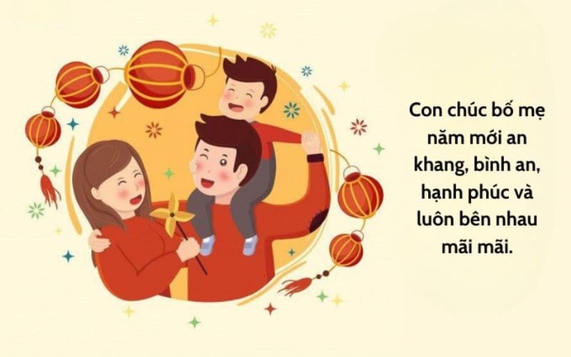 Lời chúc Tết ý nghĩa giúp trẻ lớn thể hiện sự trưởng thành