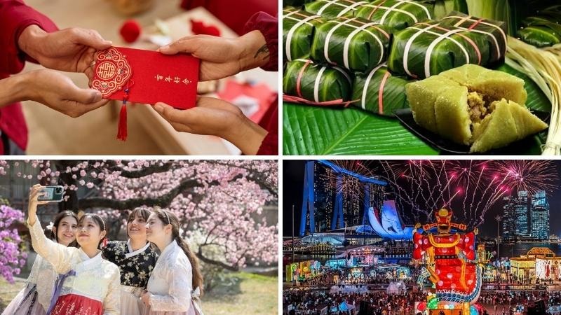 Sự khác biệt trong ẩm thực ngày Tết của các quốc gia