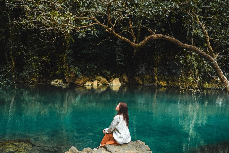 Vẻ đẹp suối Lê Nin vào mùa đông