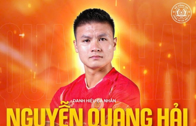 Nguyễn Quang Hải trở thành cầu thủ nội đắt giá nhất Việt Nam với định giá 400.000 euro