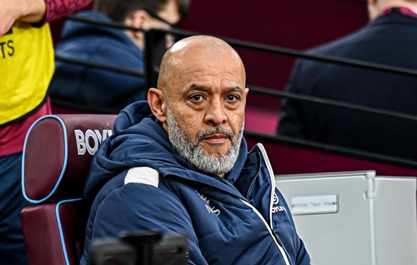 HLV Nuno Santo đang chịu sức ép lớn tại West Ham